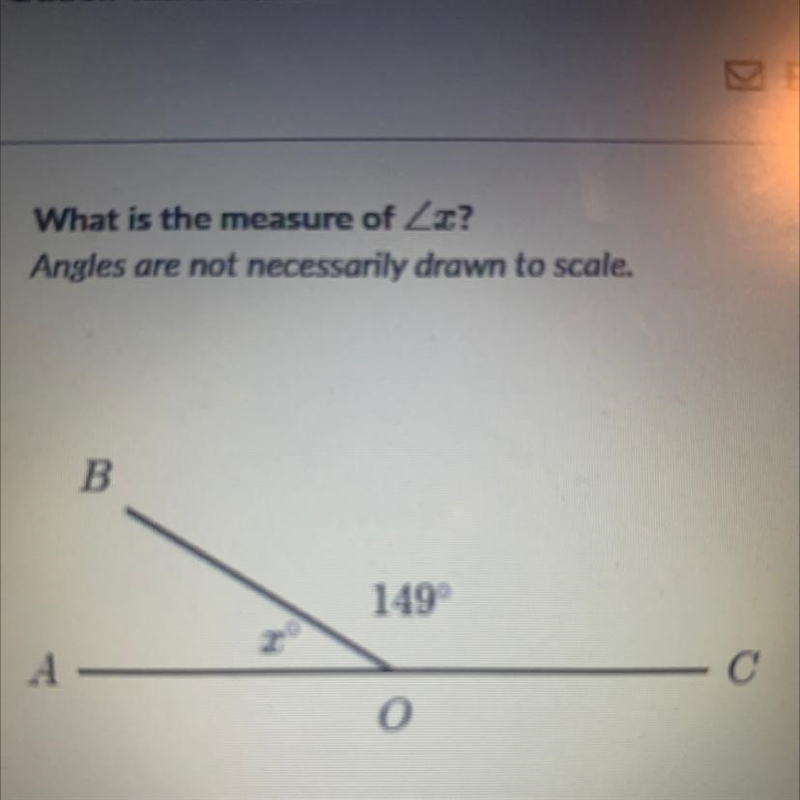 What is the measure of Zx? X= ??-example-1