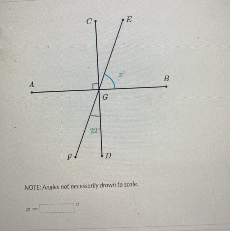 PLEASE HELP!! NOTE: Angles not necessarily drawn to scale.-example-1