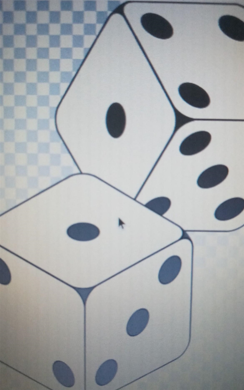 Find the volume of the 2 dice if the length of the base of the cube is 4cm A) 64cm-example-1