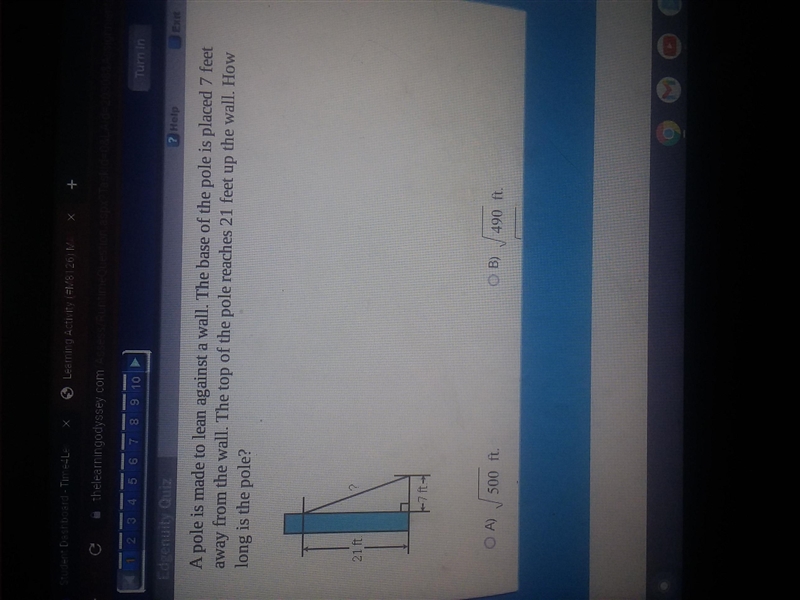 PLZ HELPPPPPPP AND EXPLAIN BC I HAVE NO CLUE HOW TO DO THIS A.) 500 B.) 490 C.) 21 D-example-1