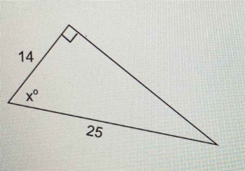 Which of the following is the correct value for x?-example-1