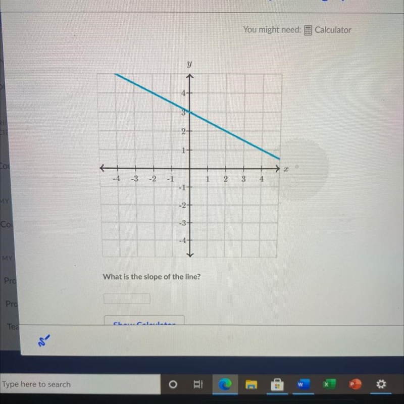 What is the slope of the line?-example-1