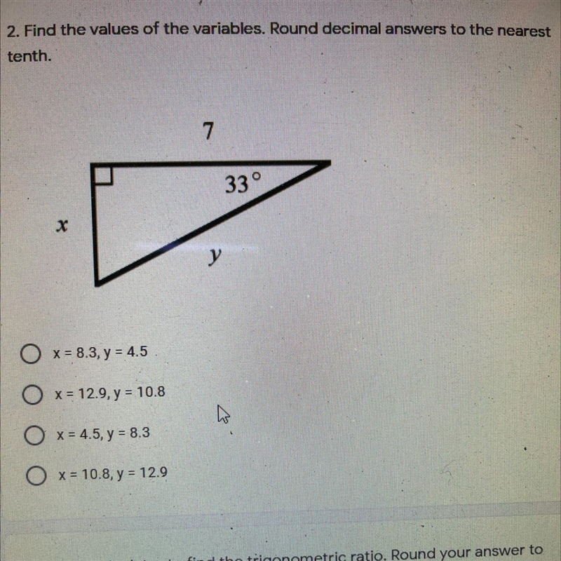 Help please how do I find x and y-example-1