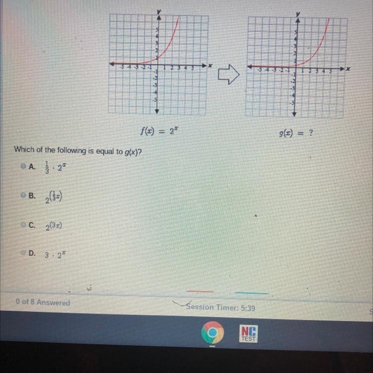 Which of the following is equal to g(x)?-example-1