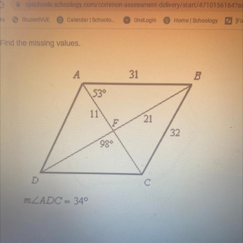 Find the missing values-example-1