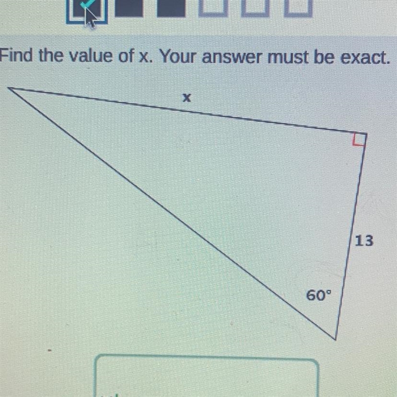 Someone please help! I need to find the value of X-example-1