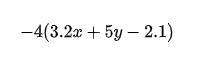 Use the distributive property to expand the following expression.-example-1