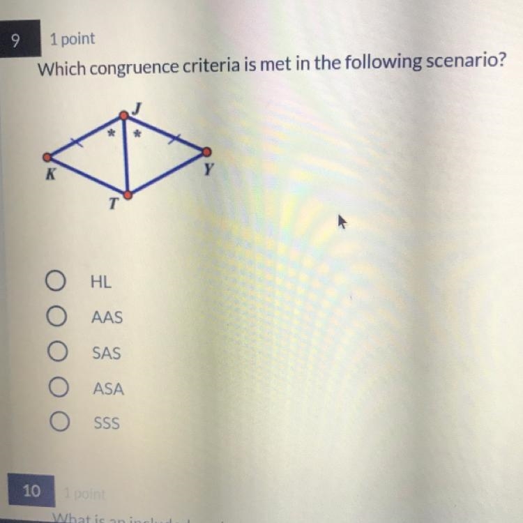 Which congruence criteria is met in the following scenario HL AAS SAS ASA SSS-example-1