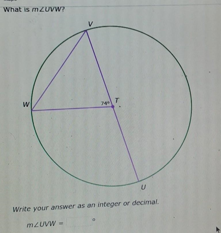 Please solve for M<UVW​-example-1