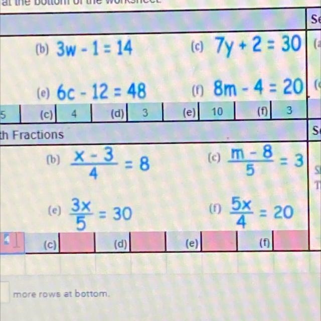 X - 3 = 8 4 Helppppppp-example-1