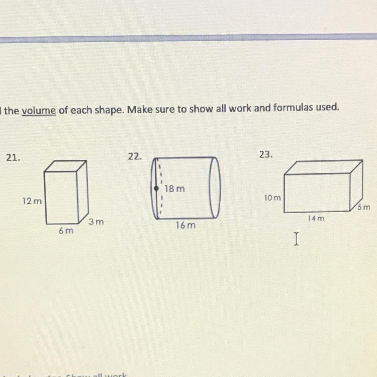 Find the volume of each shape.-example-1