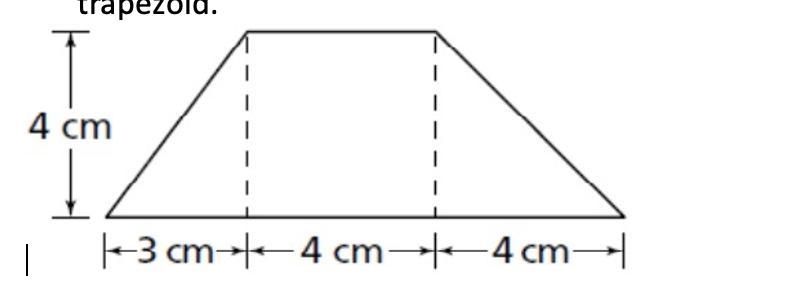 3. The trapezoid below contains a square and two right triangles. Find the perimeter-example-1