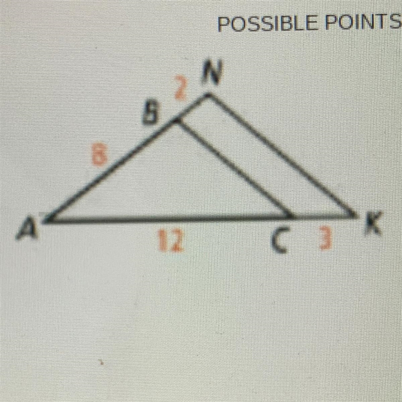 Complete the statement ABC~ ? By which postulate or theorem are the triangles similar-example-1