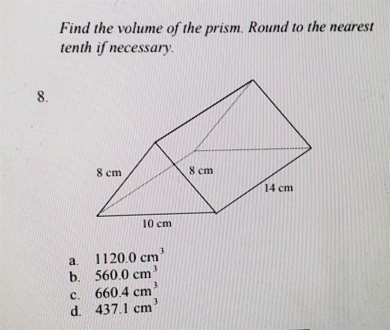 Find the volume of the prism.​-example-1