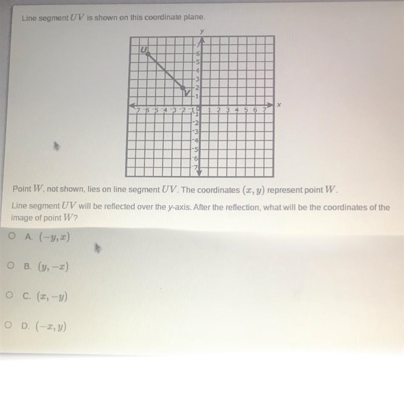 PLS HELP ASAP Look at the graph and help me pick the right multiple choice answer-example-1