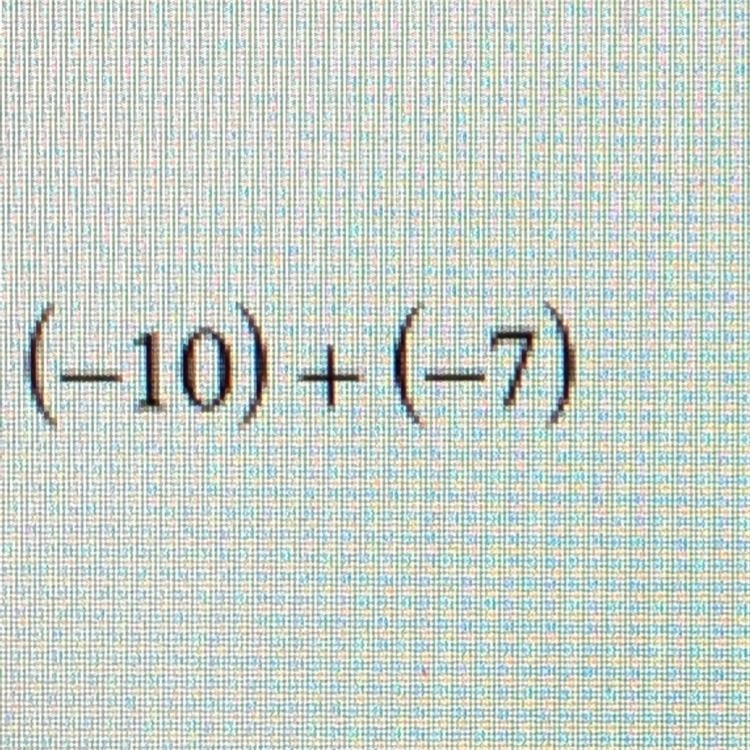 What is the sum of (-10)+(-7)=-example-1