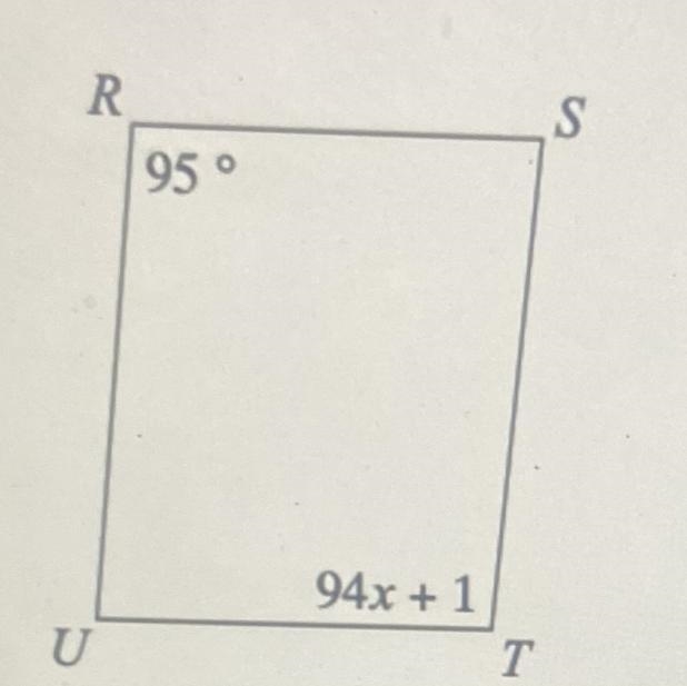 Solve for x. The figure is a parallelogram-example-1