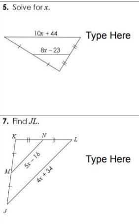 Find x, find jl . any help is deeply appreciated :) !​-example-1