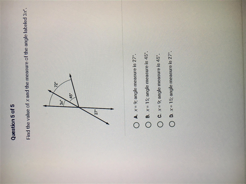 Find the value of x PIC IS BELOW-example-1