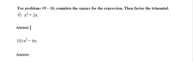 PLEASE HELP ME ASAP FOR 9 AND 10-example-1