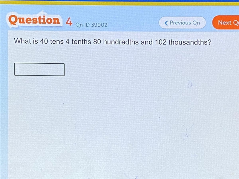 What is 40 tens 4 tenths 80 hundredths and 102 thousandths-example-1