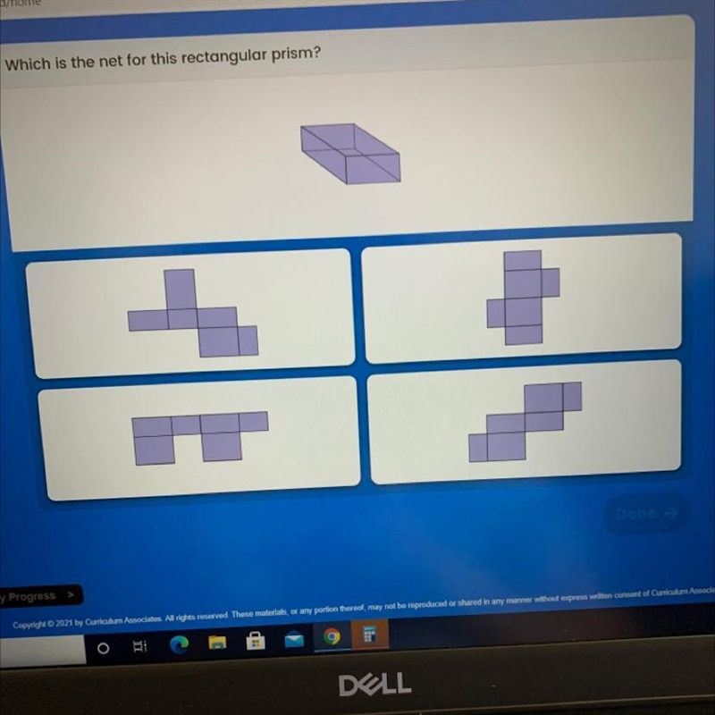 Which is the net for this rectangular prism?-example-1