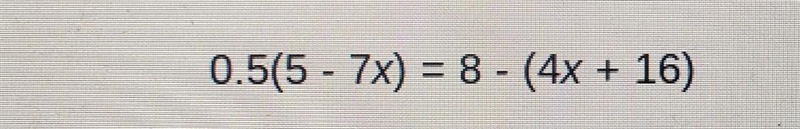 Solve the following Linear equation​-example-1