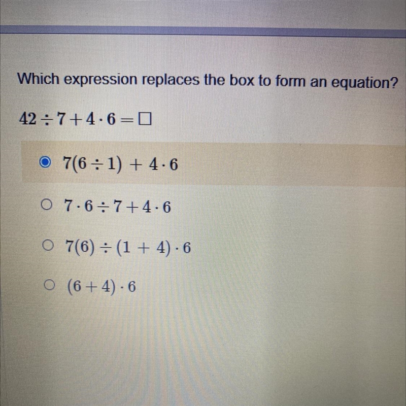 I accidentally clicked the top answer which one is correct?! Please let me know!! Thank-example-1