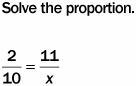 Solve the proportion-example-1