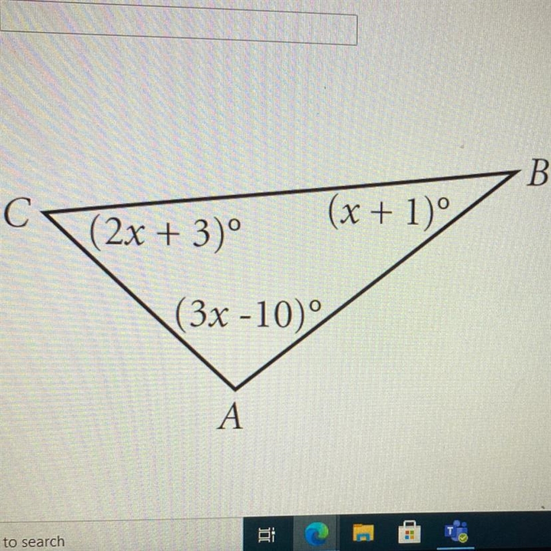 Use the figure below and determine the value of x PLS HELP-example-1