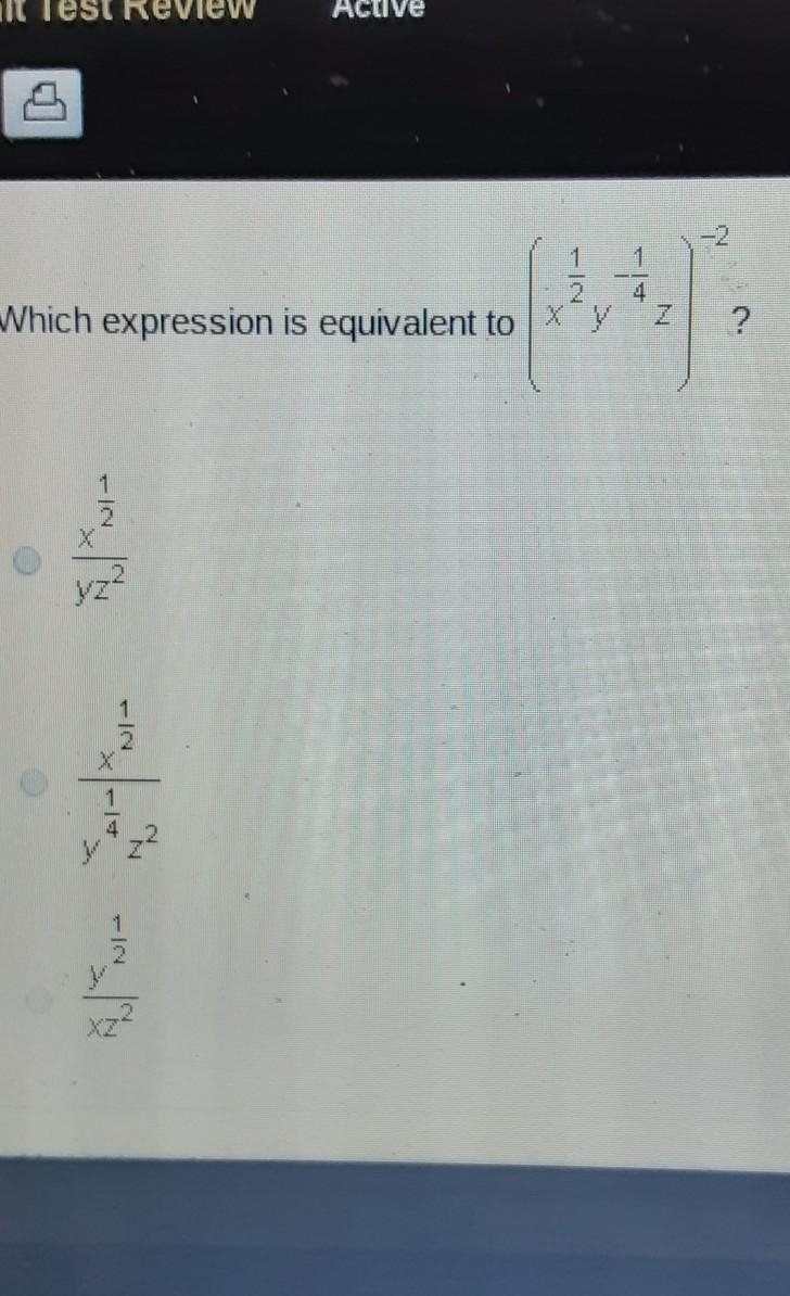 Which expression is equivalent?​-example-1