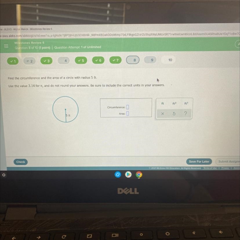 Use the value 3.14 for pi, and do not round your answers. Be sure to include the correct-example-1