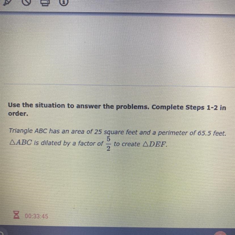 Will mark brainless!!! 7. Step 2: Calculate the perimeter of DEF using the scale factor-example-1