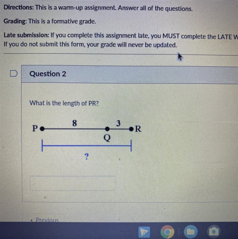 What is the length of PR? Can somebody solve this please?-example-1