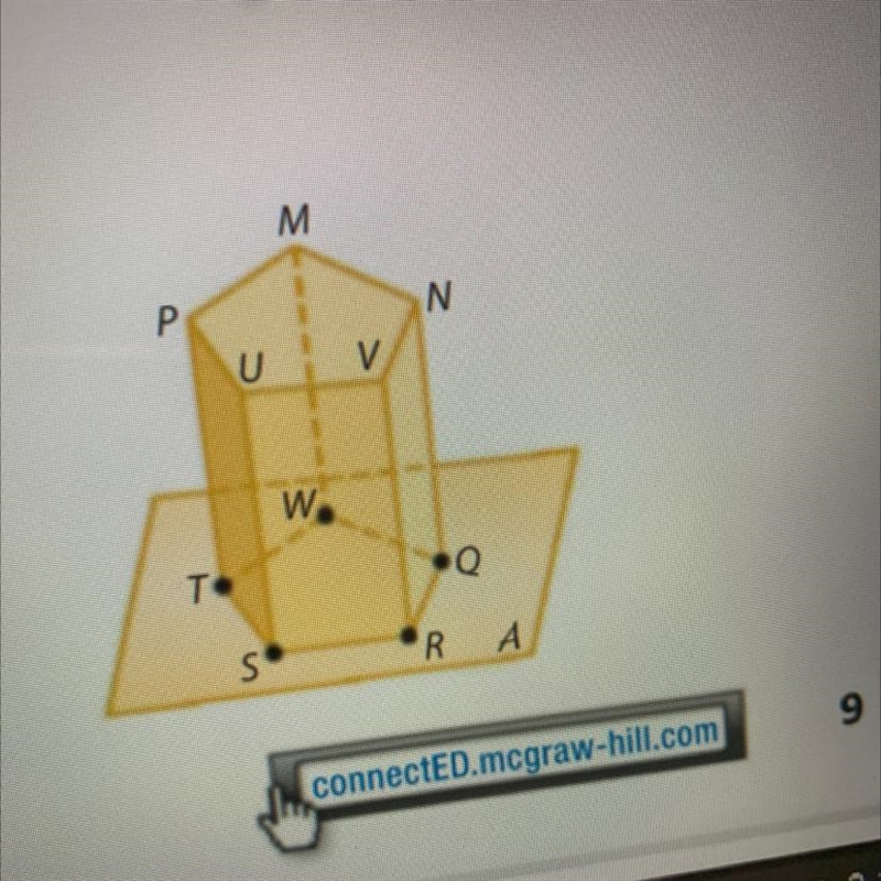 Name two collinear points-example-1