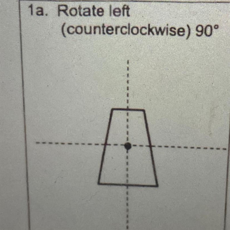 Rotate left (counterclockwise) 90°-example-1