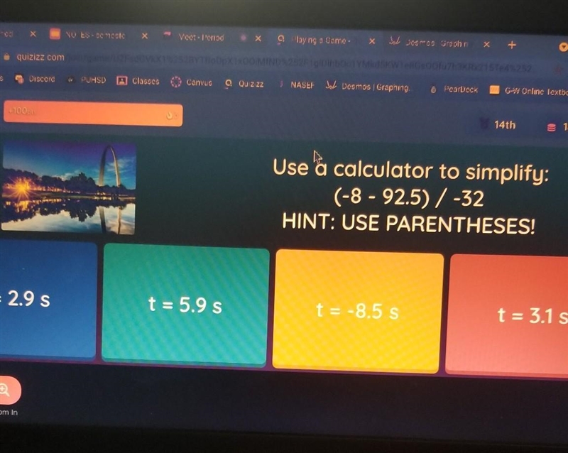 Use a calculator to simplify: N (-8 - 92.5) / -32 ​-example-1