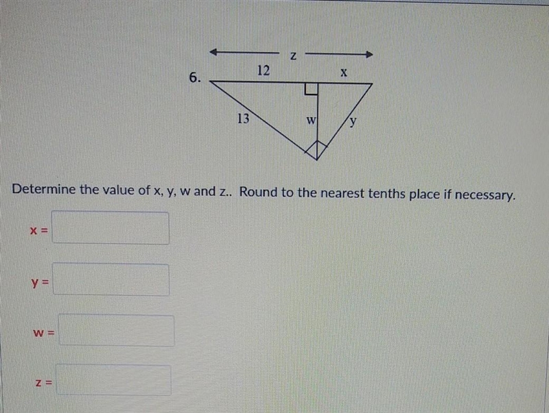 How do you solve this? Geometric Mean Middle, Left, Right Determine the value of x-example-1