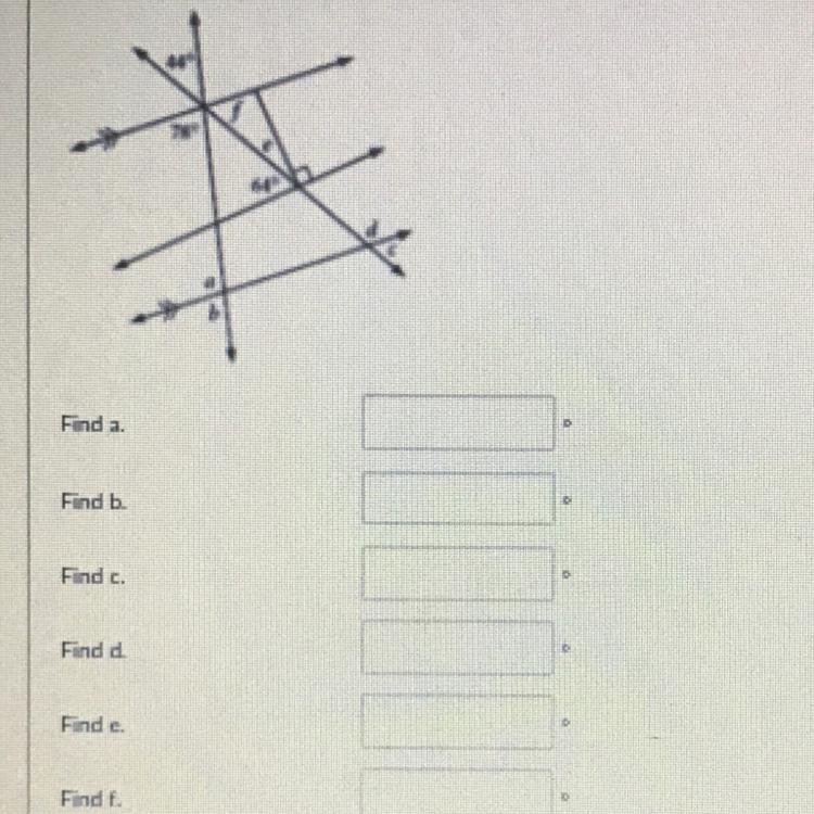 Use the diagram below to find the indicated angle measures.-example-1