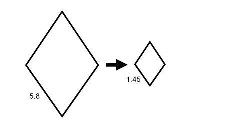 -PLEASE HELP ASAP- The first figure is dilated to form the second figure. Which statement-example-1