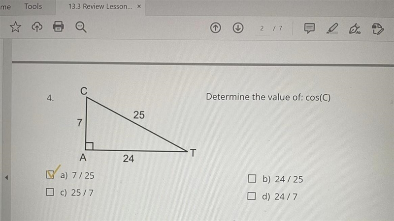 4) Pls help me I have the answers but I need to show the work Determine the value-example-1