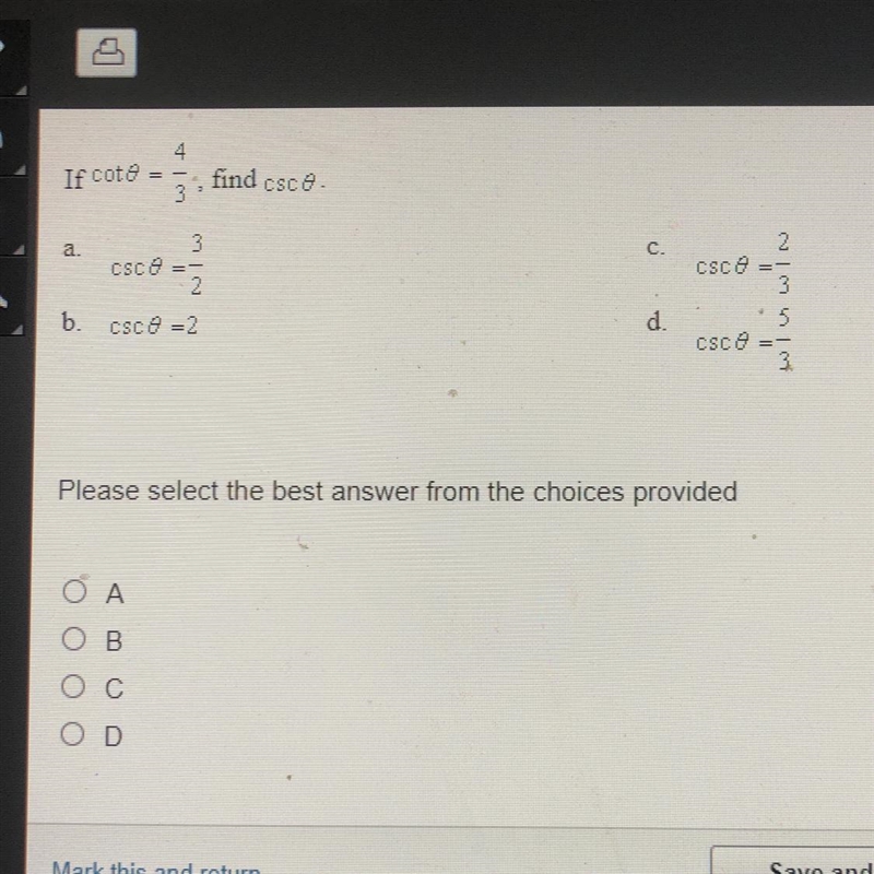 Please select the best answer from the choices provided ASAP-example-1