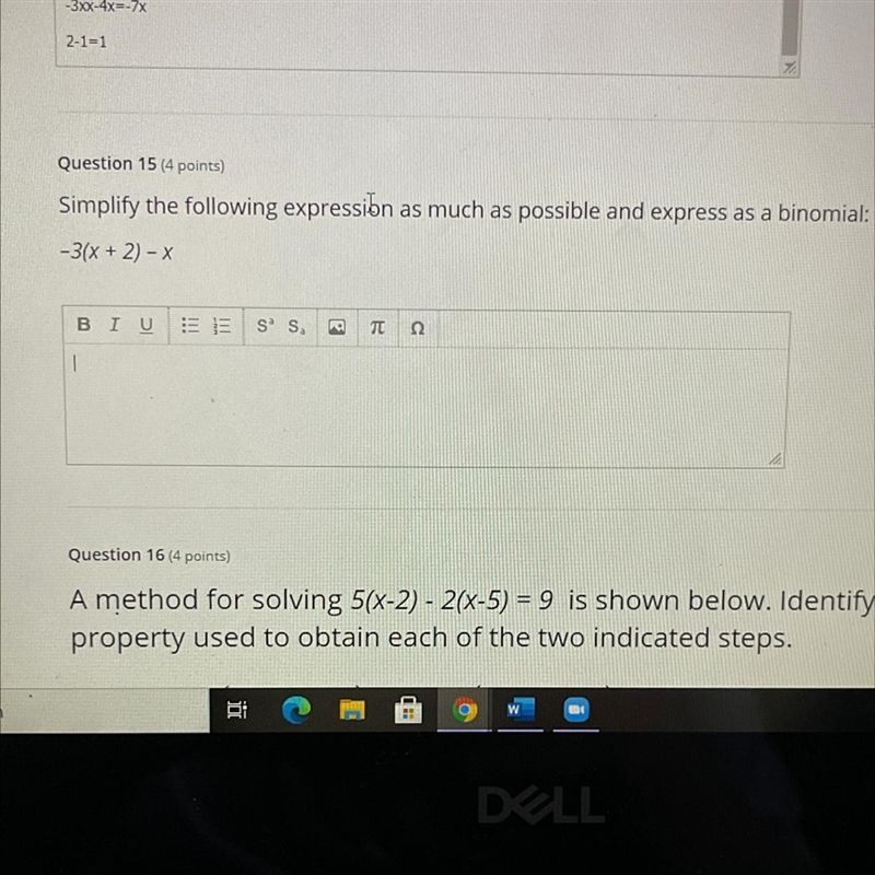 question 15, i’m sick and i only have until 12am to finish all my missing work and-example-1