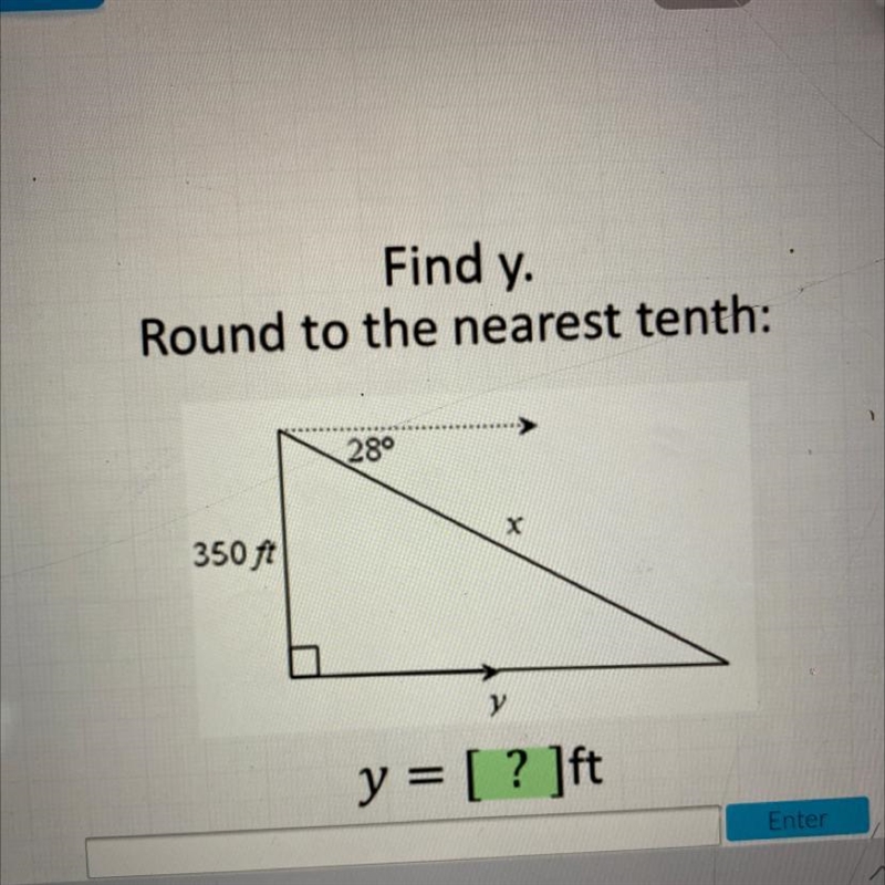 Find the value of x. Round to the nearest tenth-example-1