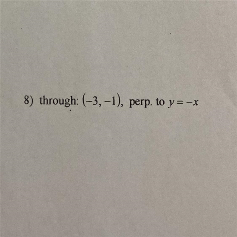 Write the slope intercept form of the equation of the line described-example-1