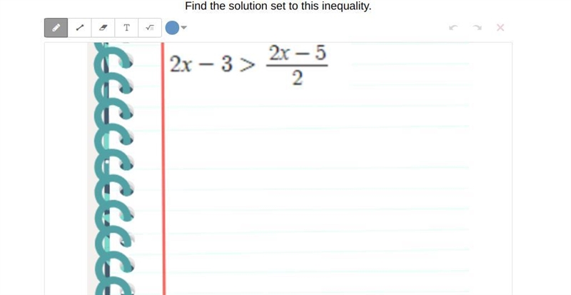 Find the solution to this inequality.-example-1