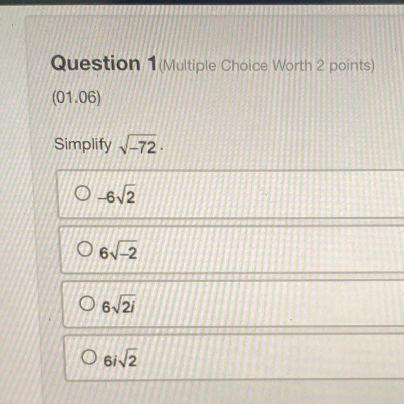 Simplify 7-72 O 6/2 O 6/2 O 6J2i O 6i2-example-1