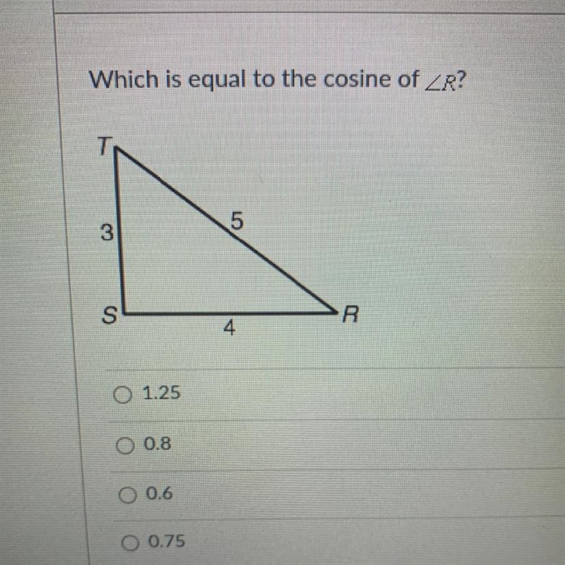 Which is equal to the cosine of-example-1