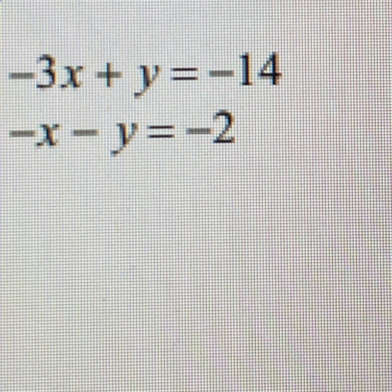 Solve using Elimination-example-1