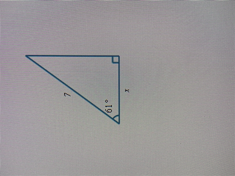 Solve for X and round to the nearest tenth-example-1